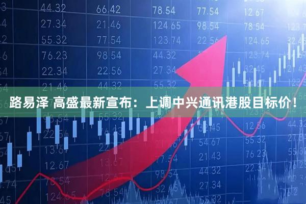 路易泽 高盛最新宣布:上调中兴通讯港股目标价!