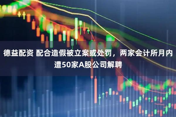 德益配资 配合造假被立案或处罚,两家会计所月内遭50家A股公司解聘