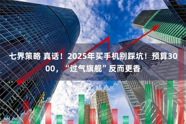 七界策略 真话！2025年买手机别踩坑！预算3000，“过气旗舰”反而更香